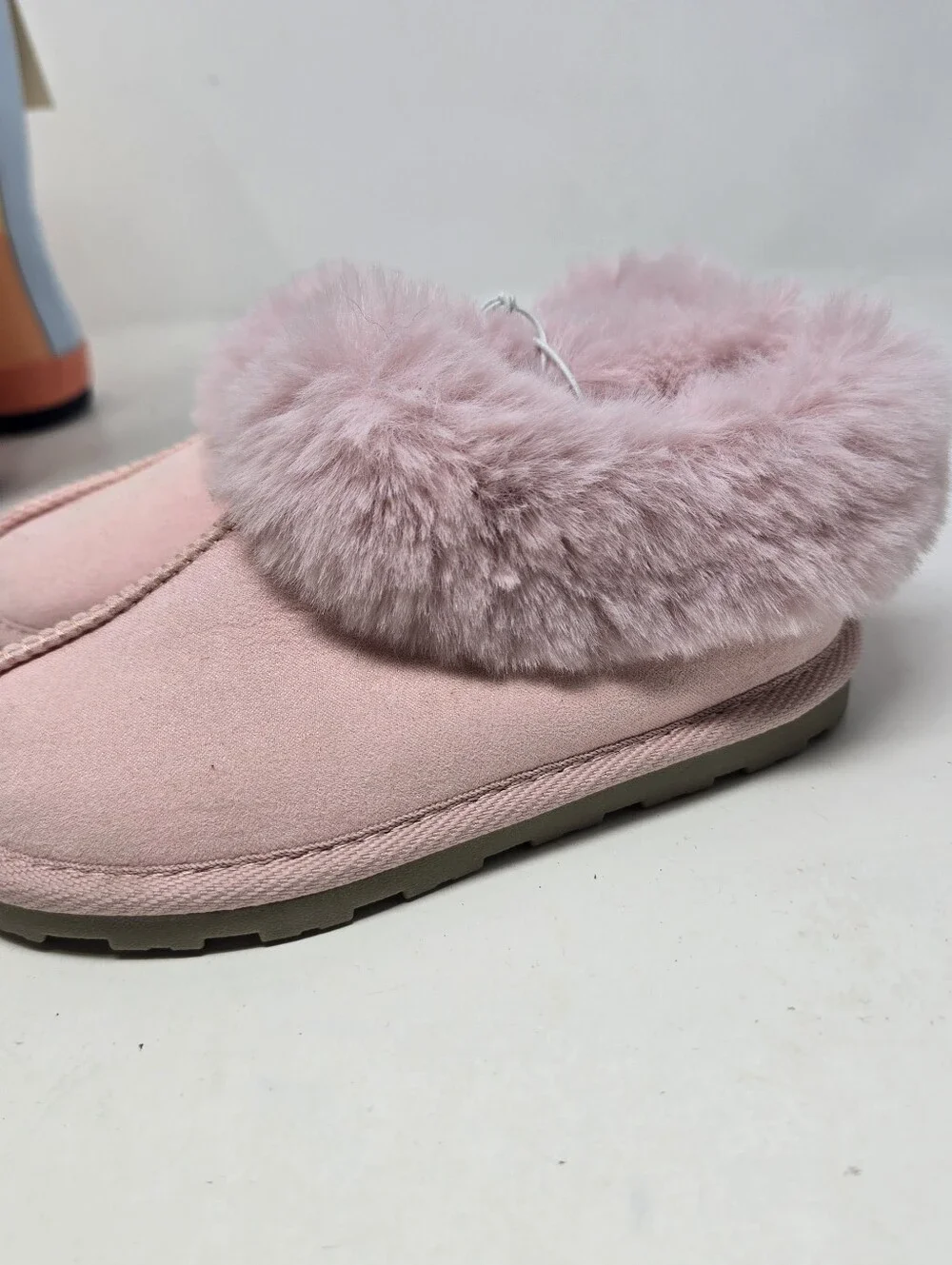 Cat & Jack Girls Size 10 Shoe Lot Bundle Fuzzy Slippers Ankle Rain Boots Pink
